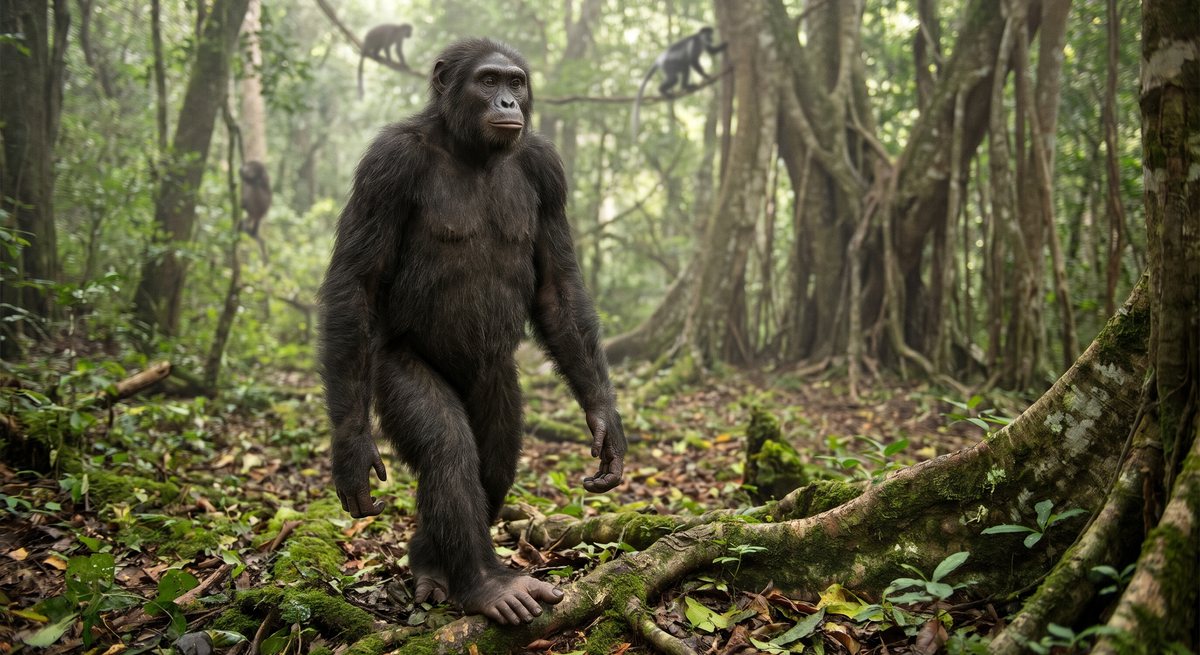 Illustration: Ardi (Ardipithecus ramidus).