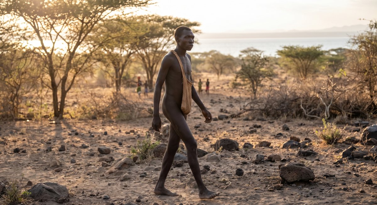 Illustration: Der Turkana-Junge.